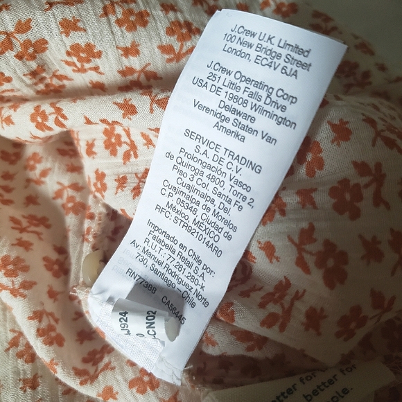 Madewell Ruffle-Yoke Prairie Top in Cutout Blooms, Size Small - Picture 16 of 16